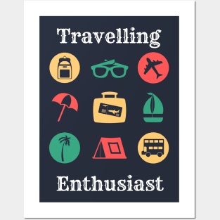 Travelling Enthusiast Posters and Art